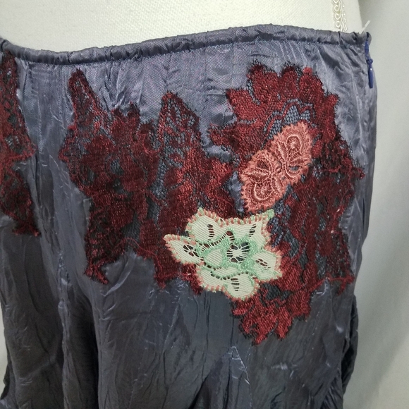 Free People Applique Flounce Skirt 4 - Picture 15 of 16